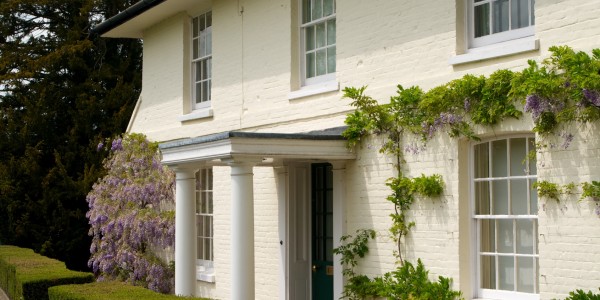 Large victorian house in the English countryside