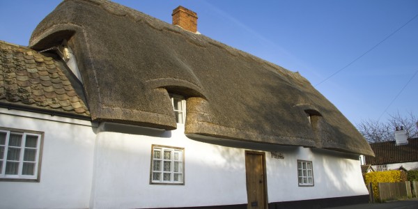 English thatched house