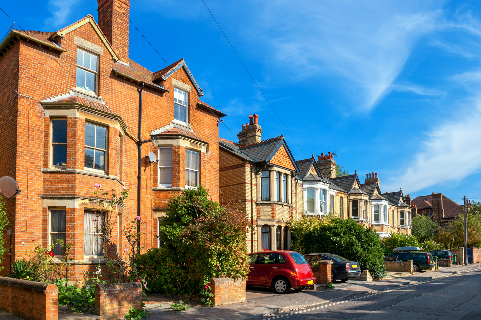 Town houses. Oxford, England