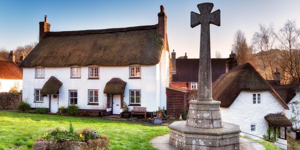 Thatched Cottages on Dartmoor