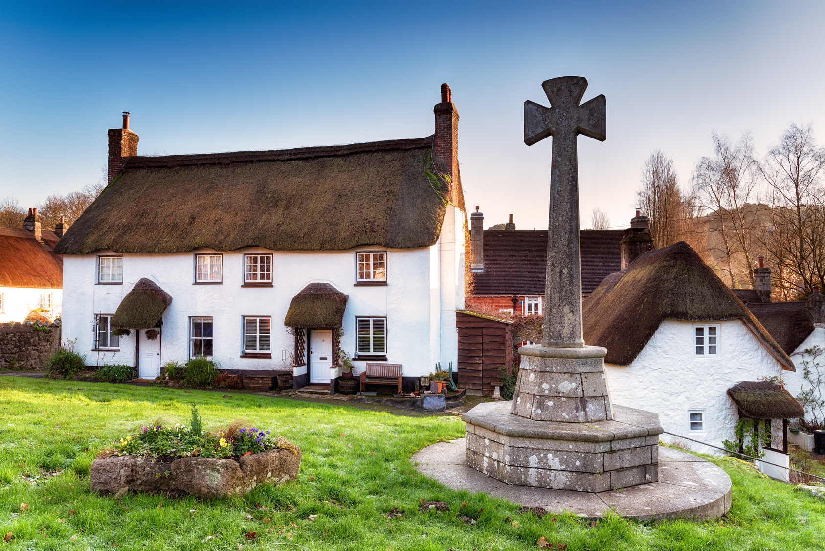 Thatched Cottages on Dartmoor